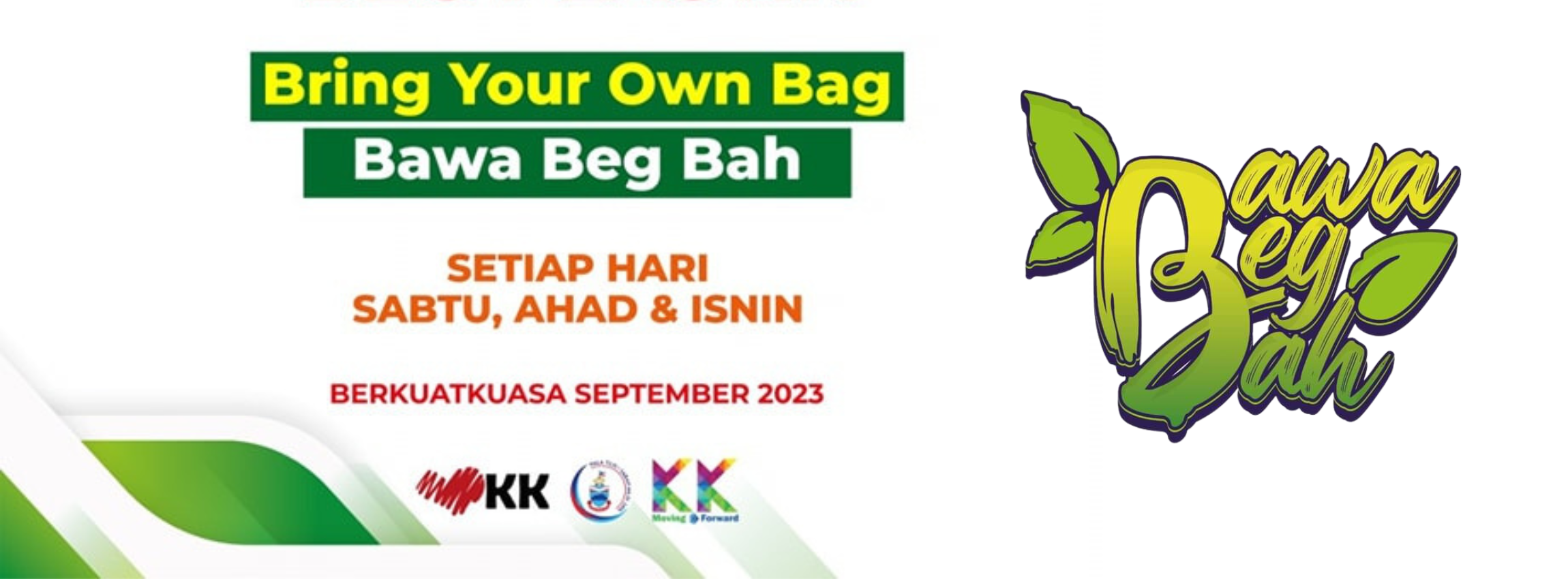 Kempen Pengurangan Beg Plastik - Bring Your Own Bag